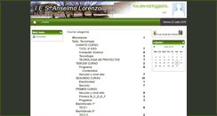 Desktop Screenshot of iesanselmolorenzo.com